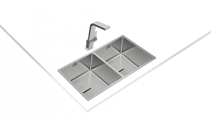 Chiuveta de bucatarie 2 cuve inox  FLEXLINEA RS15 2B 740 -Teka [6]