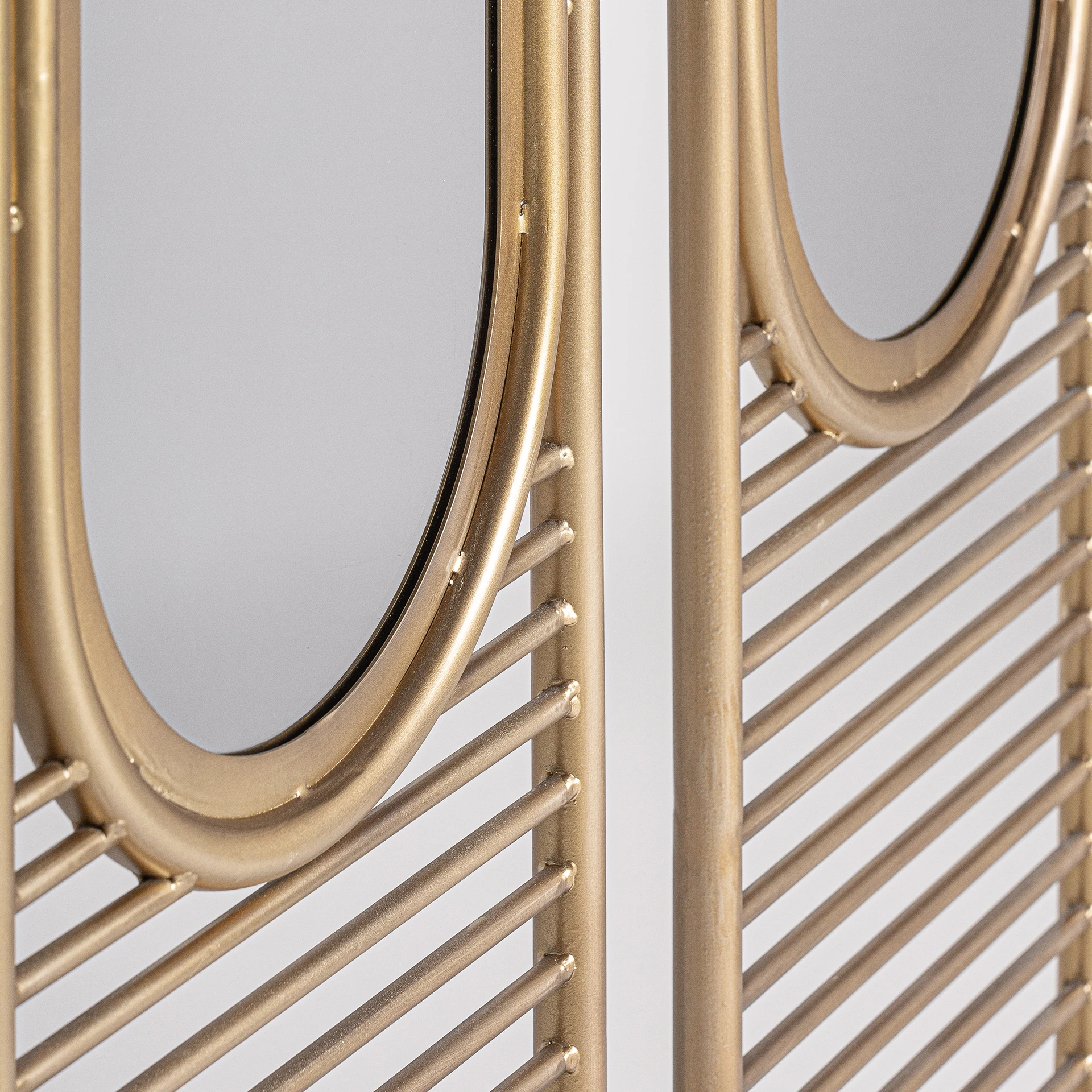 Coloana Decorativa din Otel si Cristal, Auriu, 95x30x220 cm, Stil Art Deco - VicalHome 33750 [7]