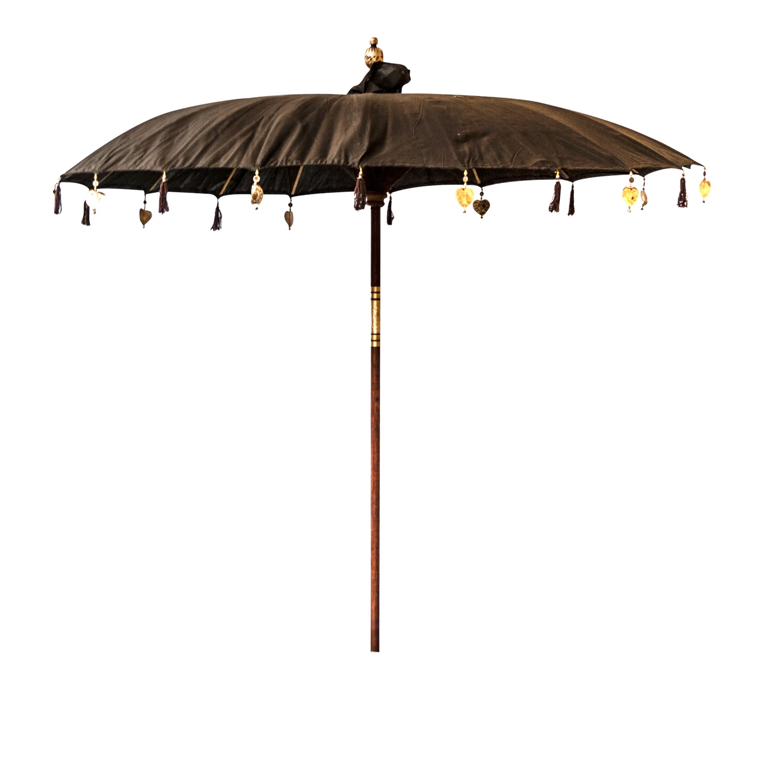 Coloana Decorativa din Panza si Lemn de Mindi, Maro, 185x185x260 cm - VicalHome 21052 [2]
