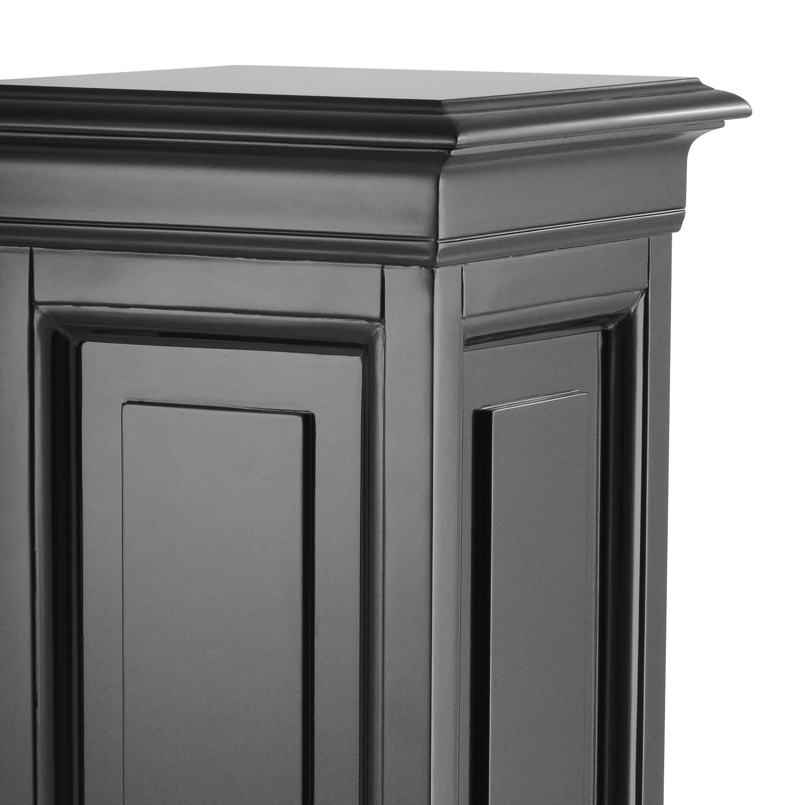   Coloană Salvatore finisaj ceară neagră 100 cm 111078 EICHHOLTZ [2]