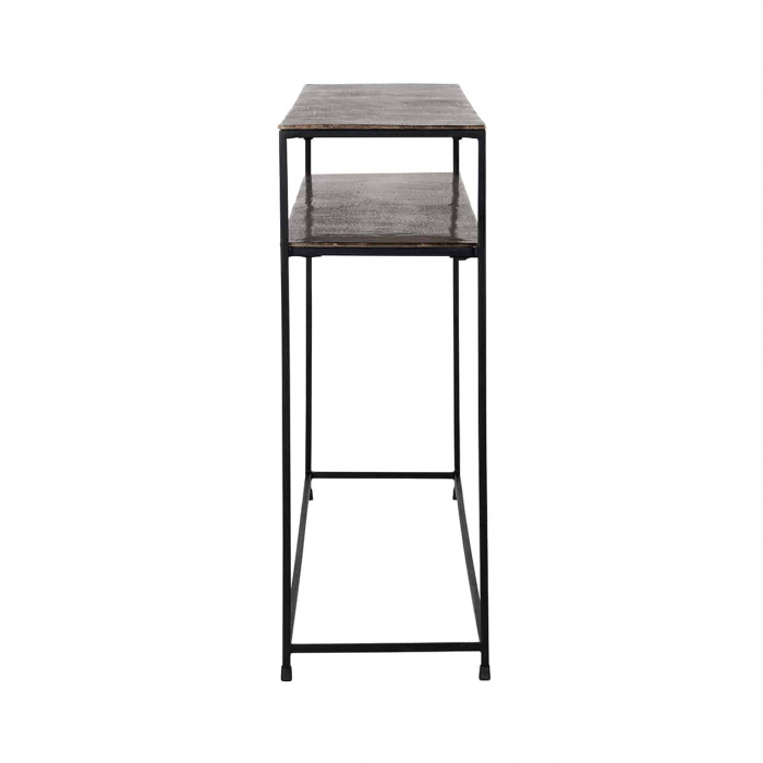 Consola hol metal auriu sampanie Tor 120x30 cm, design lux industrial, 825060 - Richmond Interiors [2]