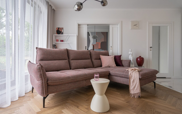 Canapea cu lounger Axel 277x185 cm, tapiterie personalizabila, picioare metalice , XEL CORNER 277 ST A1 - Gala Collezione [6]