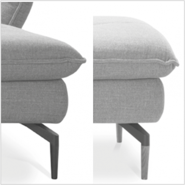 Canapea cu lounger Axel 277x185 cm, tapiterie personalizabila, picioare metalice , XEL CORNER 277 ST A1 - Gala Collezione [7]