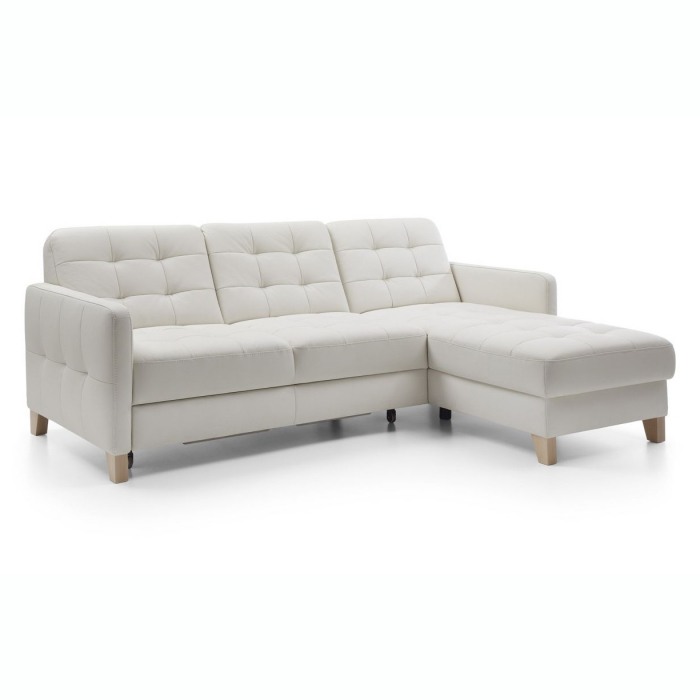 Coltar extensibil Elio 217x157 cm cu lounger, lada depozitare, picioare lemn, tapiterie personalizabila , ELIO CORNER ST A1 - Gala Collezione [13]