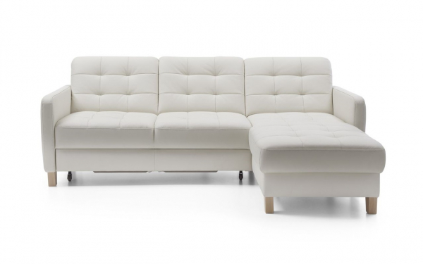 Coltar extensibil Elio 217x157 cm cu lounger, lada depozitare, picioare lemn, tapiterie personalizabila , ELIO CORNER ST A1 - Gala Collezione [6]