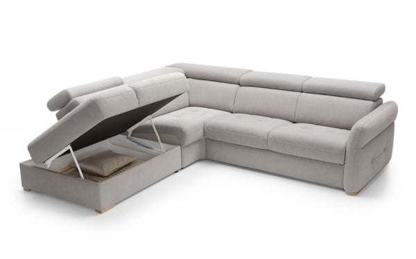Coltar extensibil Massimo 268x245 cm, spatiu depozitare, tapiterie personalizabila , MASSIMO 268 ST A1 - Gala Collezione [2]