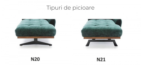 Canapea eleganta cu lounger Nicea 268x171 cm, tapiterie personalizabila, picioare metalice , NICEA CORNER SIMPL ST A1 - Gala Collezione [3]