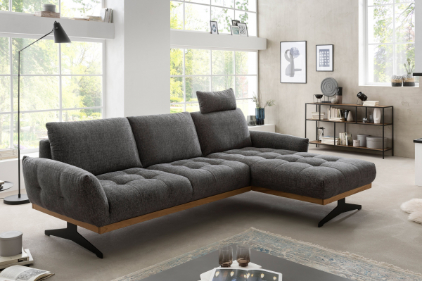 Canapea eleganta cu lounger Nicea 268x171 cm, tapiterie personalizabila, picioare metalice , NICEA CORNER SIMPL ST A1 - Gala Collezione [9]