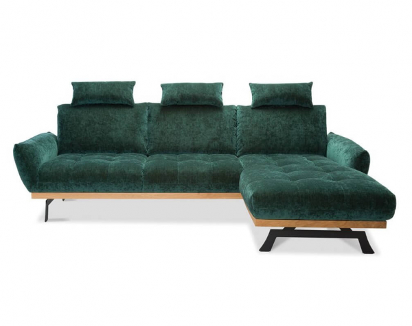 Canapea eleganta cu lounger Nicea 268x171 cm, tapiterie personalizabila, picioare metalice , NICEA CORNER SIMPL ST A1 - Gala Collezione [5]