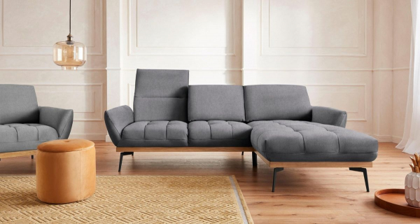 Canapea cu lounger Pablo 245/265/295x185 cm, tapiterie personalizabila, picioare metalice , PABLO 245 ST A1 - Gala Collezione [3]