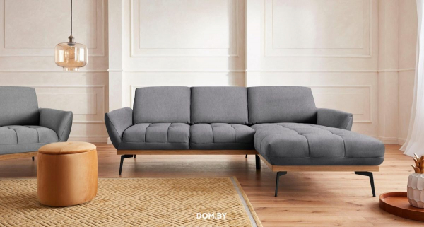 Canapea cu lounger Pablo 245/265/295x185 cm, tapiterie personalizabila, picioare metalice , PABLO 245 ST A1 - Gala Collezione [2]