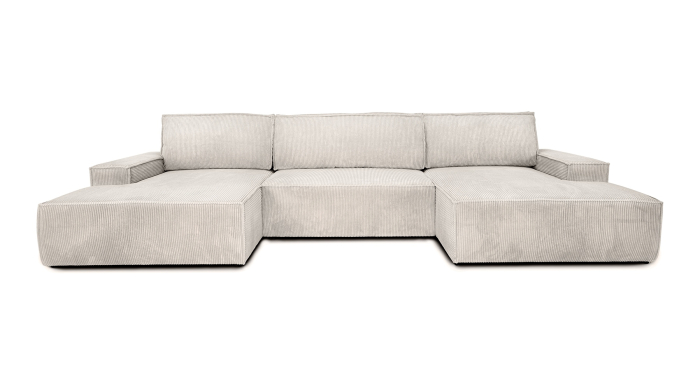Colțar Pillow C1 364x163x88 cm, Bej Deschis - King Home [14]