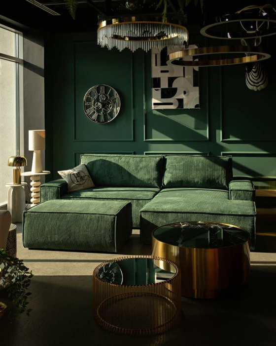 Colțar Pillow M 267x167x85 cm, Verde - King Home [10]