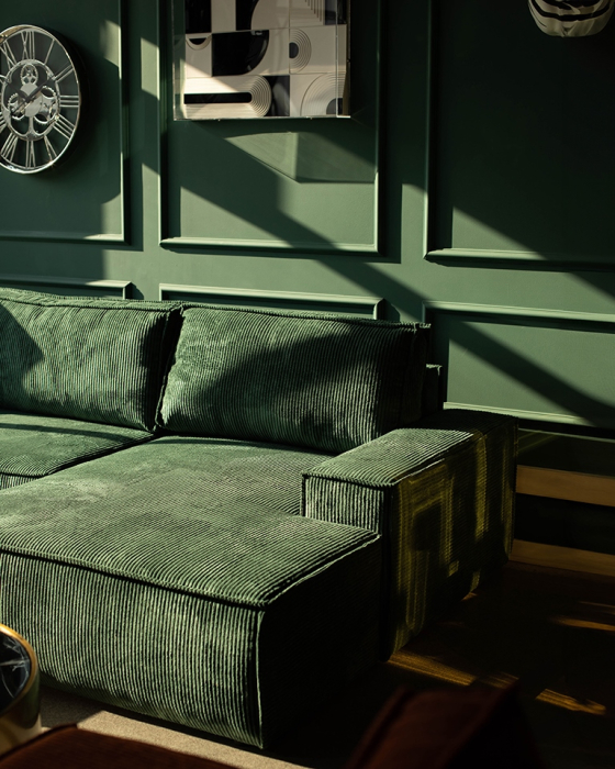 Colțar Pillow M 267x167x85 cm, Verde - King Home [4]