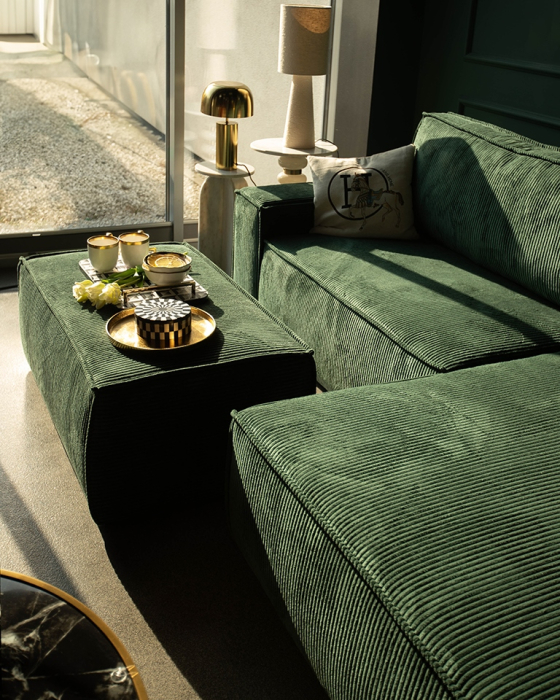 Colțar Pillow M 267x167x85 cm, Verde - King Home [7]
