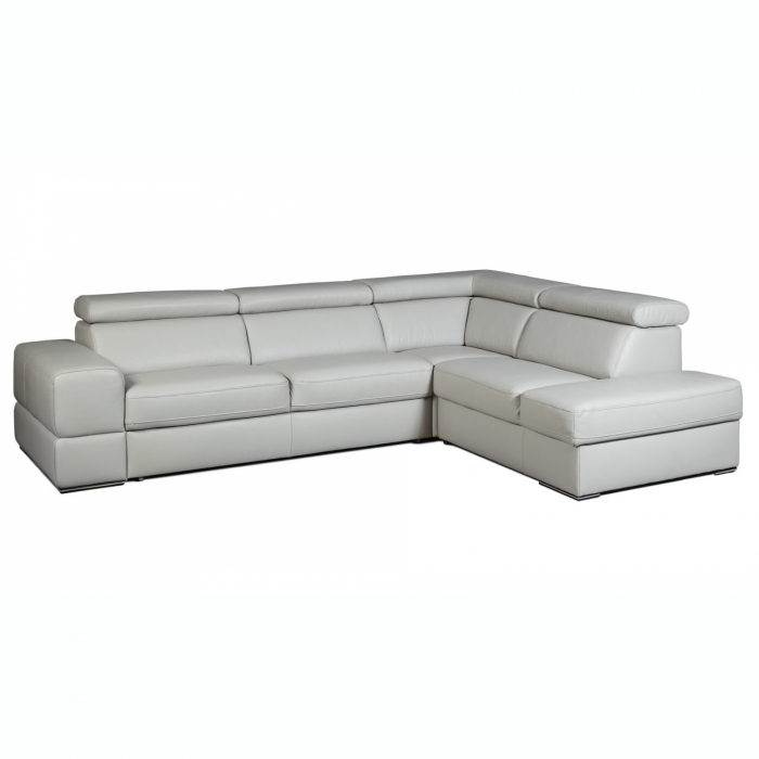 Coltar Plaza 297x227 cm, zona extensibila dormit, spatiu depozitare, tapiterie personalizabila , PLAZA CORN 297 ST A1 - Gala Collezione [6]