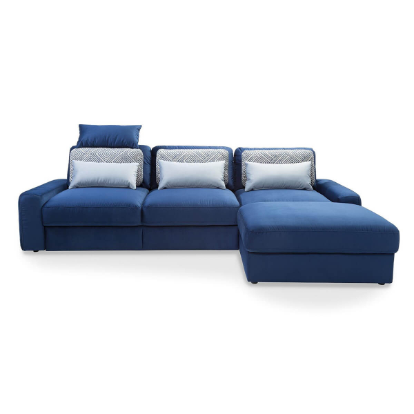 Coltar Serena 280x197 cm cu lounger, zona extensibila dormit, spatiu depozitare, tapiterie personalizabila , SERENA 280 ST A1 - Gala Collezione [3]