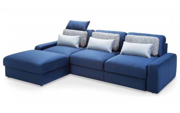 Coltar Serena 280x197 cm cu lounger, zona extensibila dormit, spatiu depozitare, tapiterie personalizabila , SERENA 280 ST A1 - Gala Collezione [7]