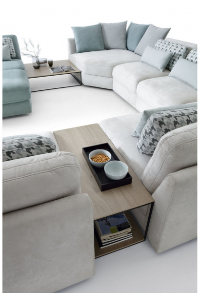 Coltar Serena in forma de ‚ÄùU‚Äù 417x353x331 cm, zona extensibila dormit, tapiterie personalizabila , SERENA 417 ST A1 - Gala Collezione [7]