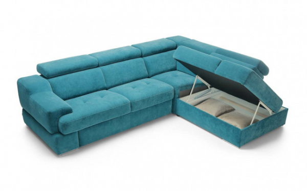 Coltar extensibil Belluno 270x212 cm, tapiterie personalizabila , BELLUNO CORNER 270 ST A1 - Gala Collezione [2]