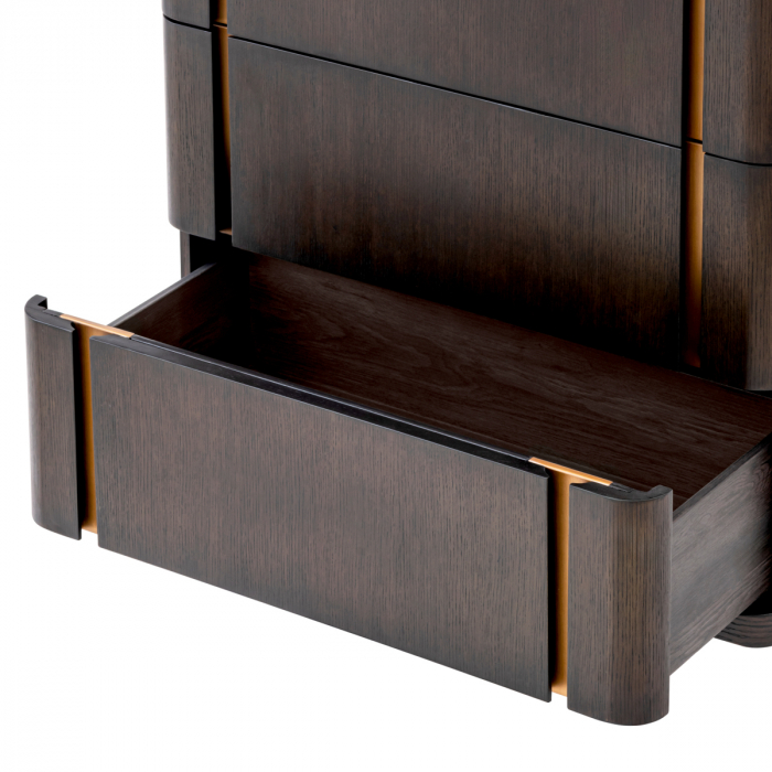   Comoda cu sertare Modesto înaltă din furnir de steBorcan mocha 117694 EICHHOLTZ [4]