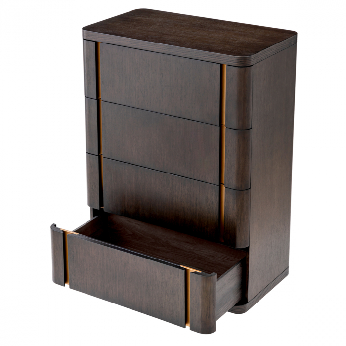   Comoda cu sertare Modesto înaltă din furnir de steBorcan mocha 117694 EICHHOLTZ [2]