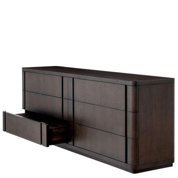  Comoda cu sertare Modesto L furnir de steBorcan mocha 117695 EICHHOLTZ [3]