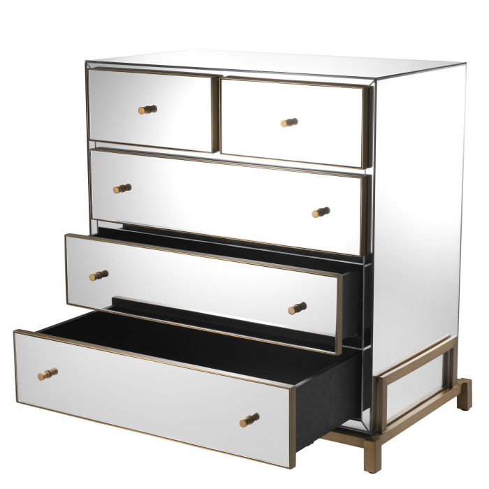   Comoda cu sertare Clarington oglindă sticlă 113660 EICHHOLTZ [3]