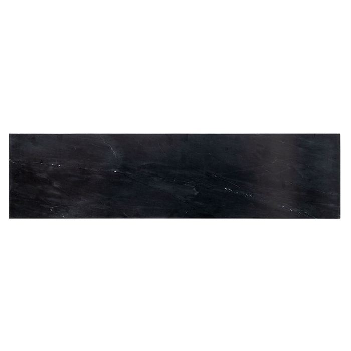 Comoda lux aurie cu 4 usi Tosea din MDF si lemn de mesteacan, baza metal, blat din marmura neagra, 7571 - Richmond Interiors [6]