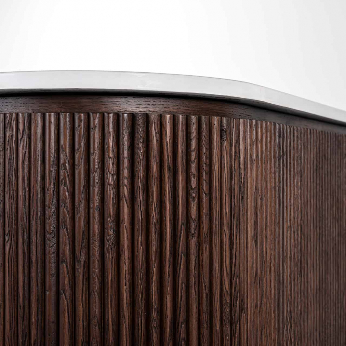 Comoda lux lemn stejar Daiva, 180 cm, blat marmura artificiala, 7565 - Richmond Interiors [4]