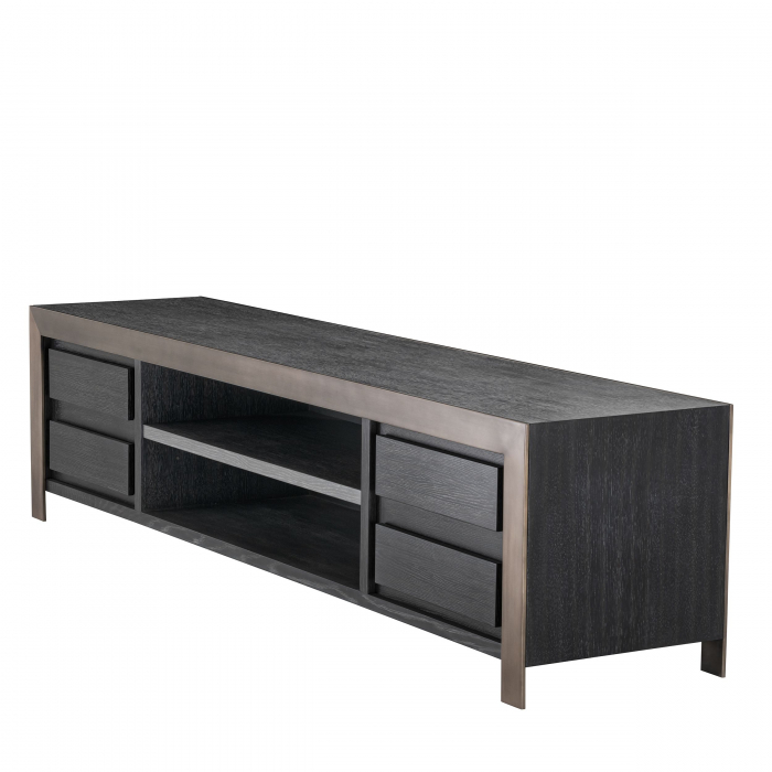   Dulap TV Talbot gri cărbune steBorcan cu bronz 115094 EICHHOLTZ [3]