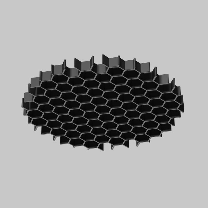 Componente corp de iluminat Artizan, Aluminiu Negru, Maytoni HoneyComb-D45 [2]