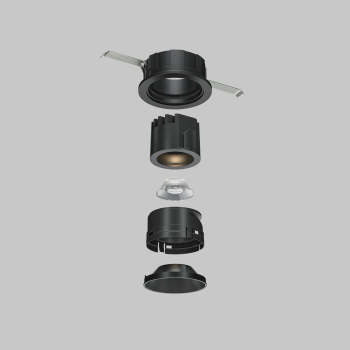 Componente corp de iluminat Wise, Plastic Transparent, Maytoni LensD29-15 [4]