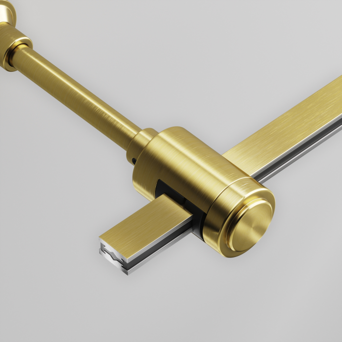 Componente pentru sistem de șină Accesorii pentru șine Flarity, Aluminiu Alamă, Maytoni TRA155CW-SL1-BS [3]
