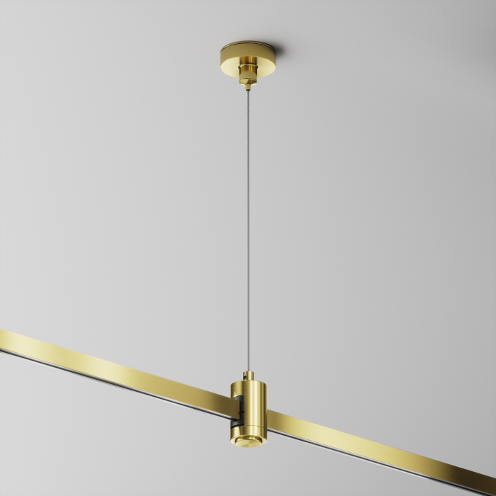 Componente pentru sistem de șină Accesorii pentru șine Flarity, Aluminiu Alamă, Maytoni TRA157SW-S1-BS [2]
