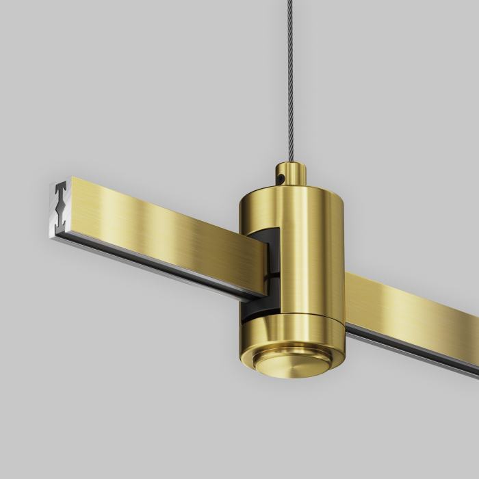 Componente pentru sistem de șină Accesorii pentru șine Flarity, Aluminiu Alamă, Maytoni TRA157SW-S1-BS [3]