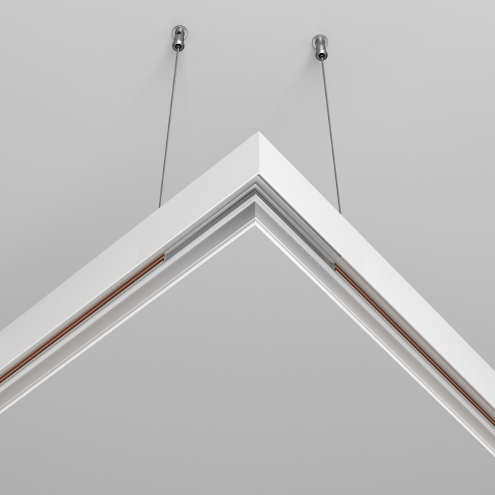Componente pentru sistem de șină cu montaj pe suprafață Accesorii pentru șine Exility, Aluminiu Alb, Maytoni TRA034HCL-41W [4]