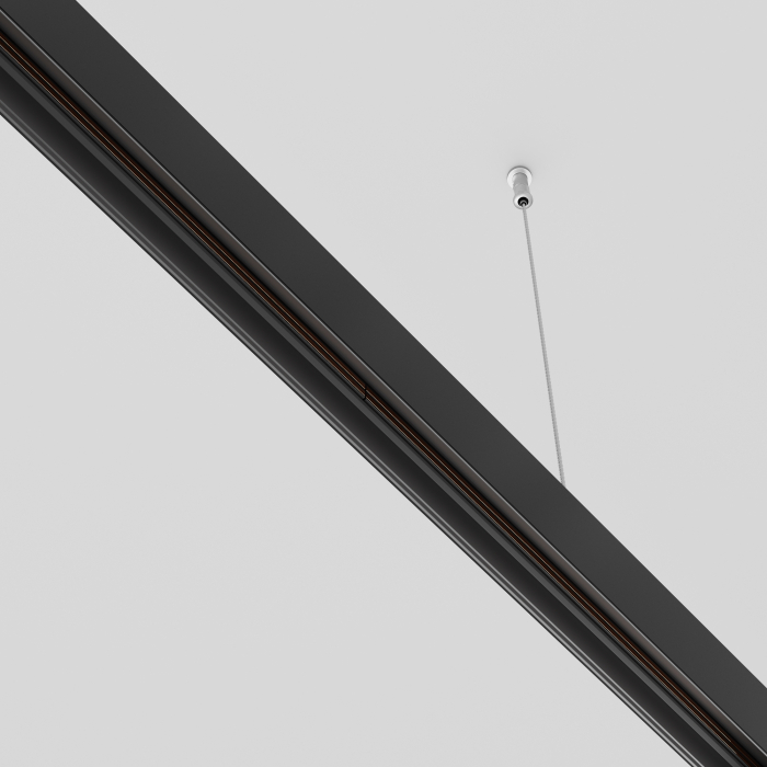 Componente pentru sistem de șină cu montaj pe suprafață Accesorii pentru șine Exility, Metal Negru, Maytoni TRA034C-21B [4]