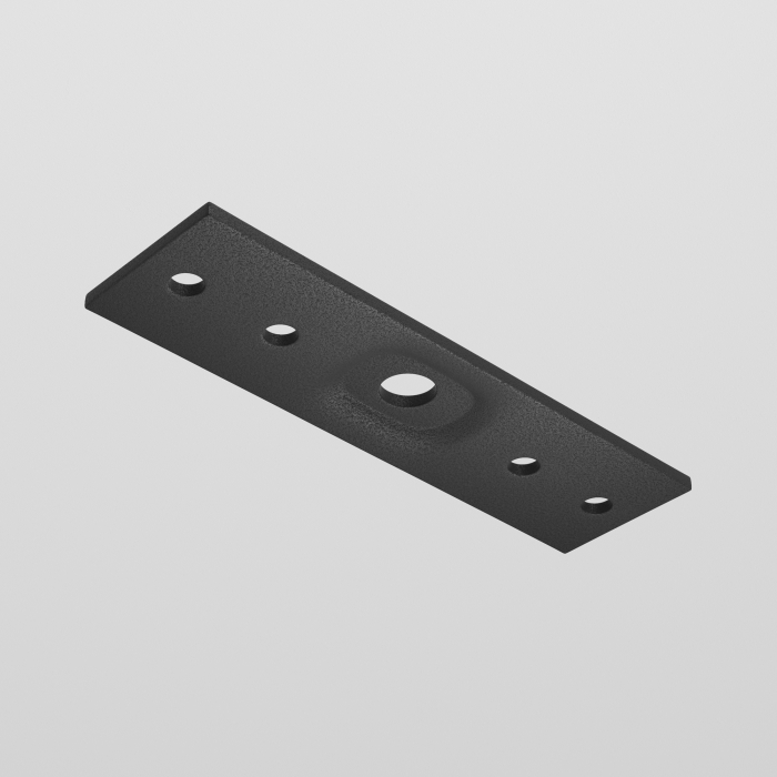 Componente pentru sistem de șină cu montaj pe suprafață Accesorii pentru șine Exility, Metal Negru, Maytoni TRA034C-21B [3]