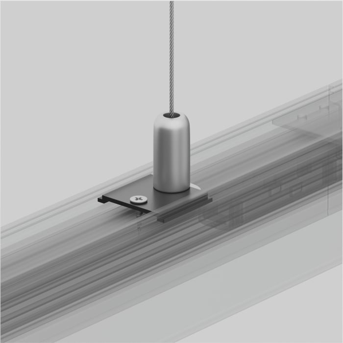 Componente pentru sistem de șină cu montaj pe suprafață Accesorii pentru șine S35, Metal Negru, Maytoni TRA004HP-21B [2]