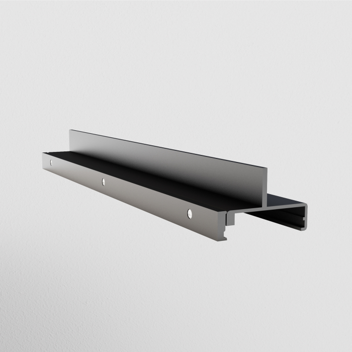 Componente pentru sistem de șină cu montaj pe suprafață Accesorii pentru șine Trinity, Aluminiu Negru, TRA005TL-31B [3]