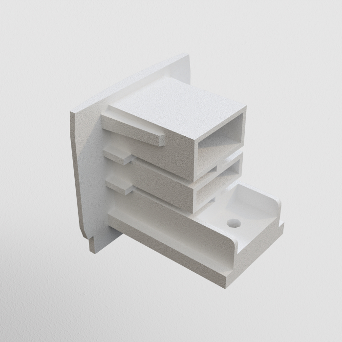 Componente pentru sistem de șină cu montaj pe suprafață Accesorii pentru șine Trinity, Plastic Alb, Maytoni TRA005EC-31W [3]