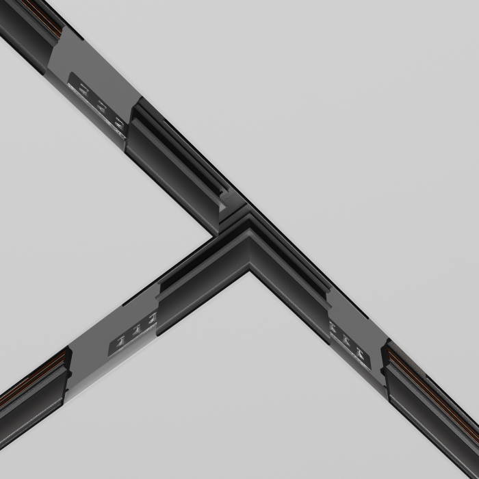 Componente sistem de șine încastrate Accesorii pentru șine Exility, Aluminiu Negru, Maytoni TRA034CT-42.12B [5]