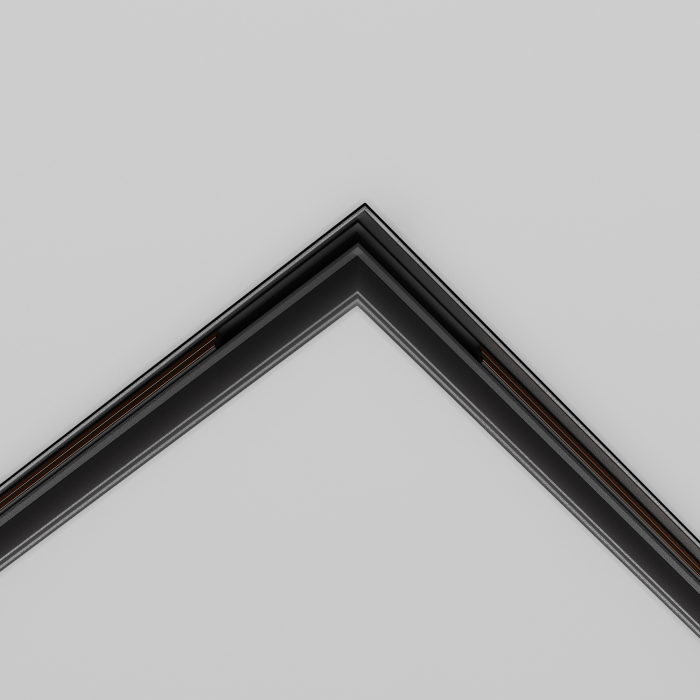 Componente sistem de șine încastrate Accesorii pentru șine Exility, Aluminiu Negru, Maytoni TRACL034-42B-R [3]