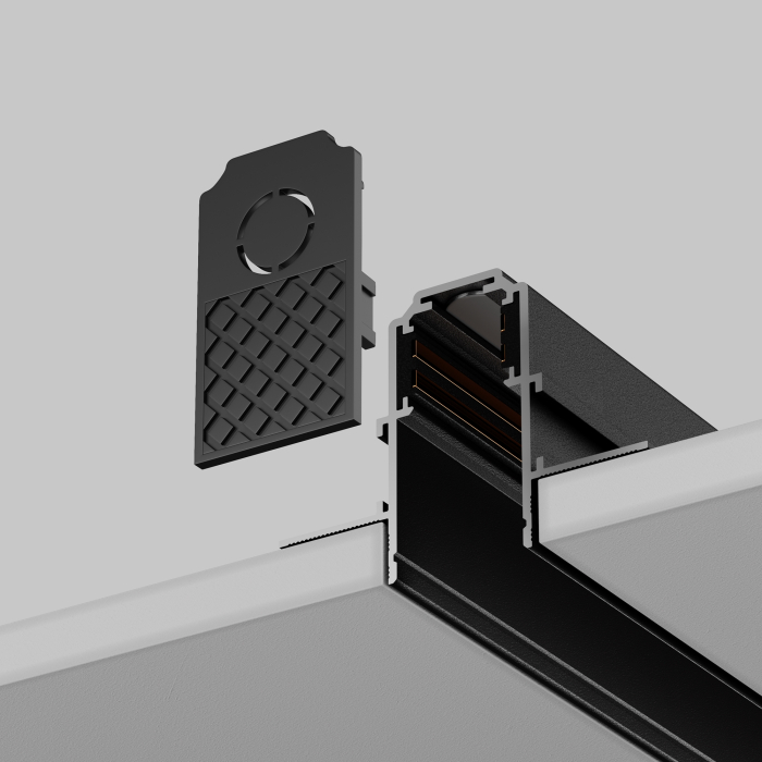 Componente sistem de șine încastrate Accesorii pentru șine Exility, Plastic Negru, Maytoni TRA034EC-42B [5]