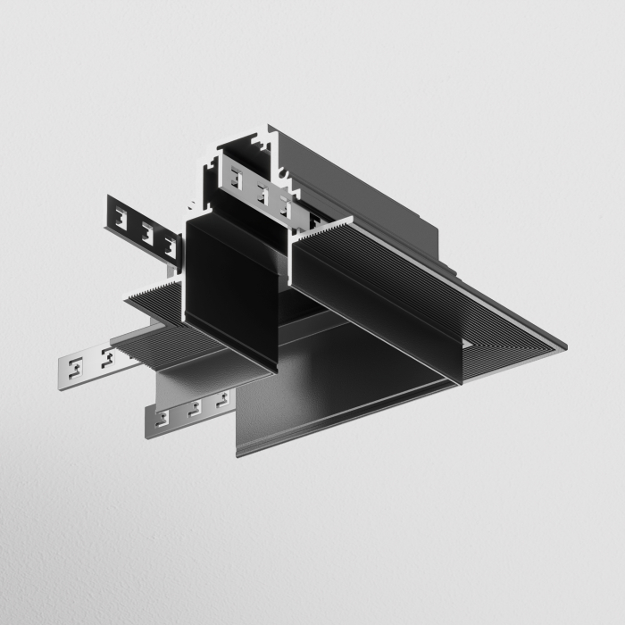 Componente sistem de șine încastrate Accesorii pentru șine S35, Aluminiu Negru, Maytoni TRA004CL-22B [4]