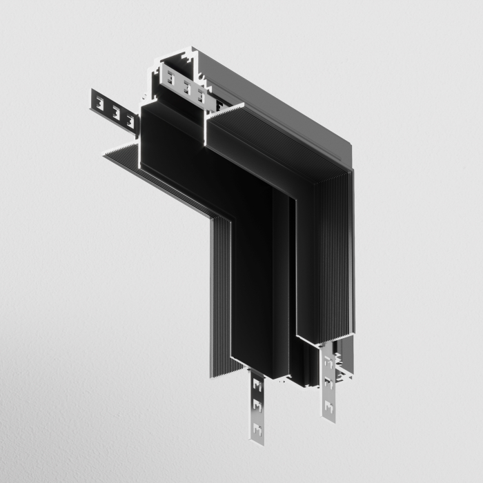 Componente sistem de șine încastrate Accesorii pentru șine S35, Aluminiu Negru, Maytoni TRA004ICL-22B [4]