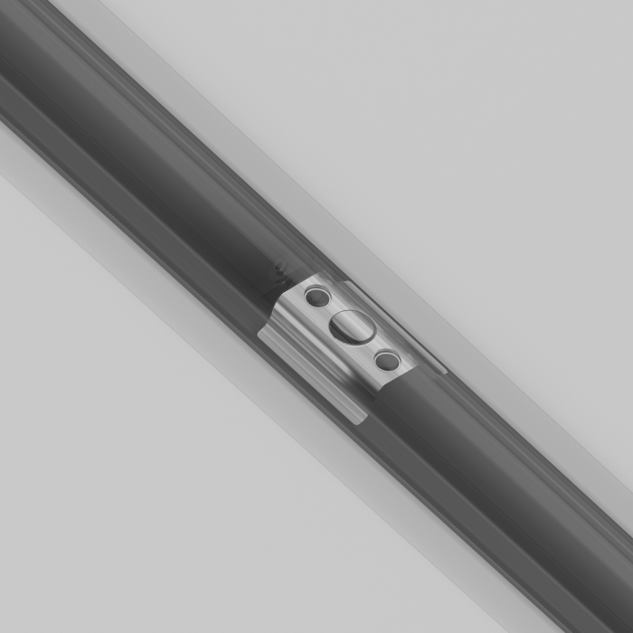 Componente sistem de șine încastrate Accesorii pentru șine Unity, Metal Argintiu, Maytoni TRA002HR-11B [2]