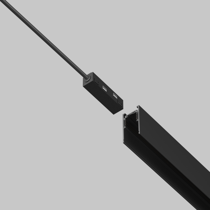 Componente sub tensiune pentru sisteme de iluminat Accesorii pentru șine Exility, Plastic Negru, Maytoni TRA034B-42B-1 [5]