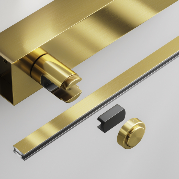 Componente sub tensiune pentru sisteme de iluminat Accesorii pentru șine Flarity, Aluminiu Alamă, Maytoni TRA155CW-BB-BS [4]